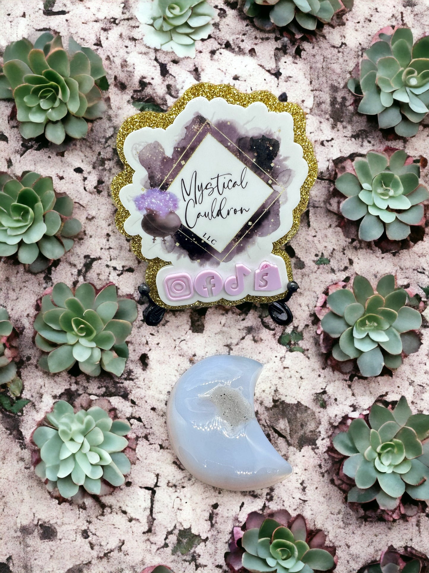 Agate Moon Druzy