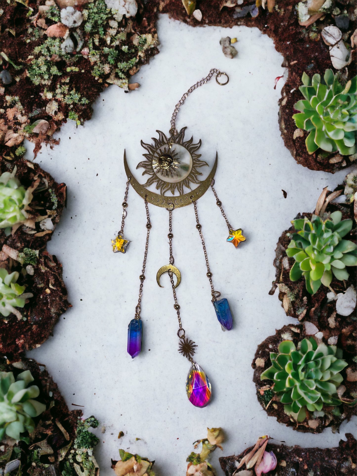 Sun catcher Moon and Sun