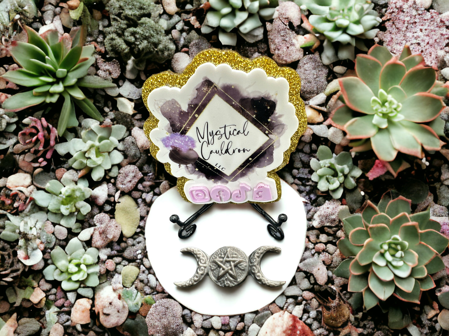 Triple Moon silver obsidian