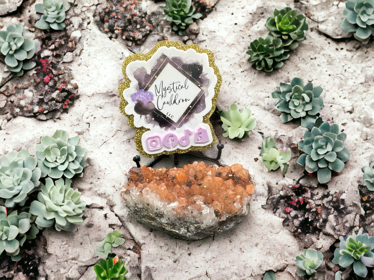 Red Quartz W/pyrite