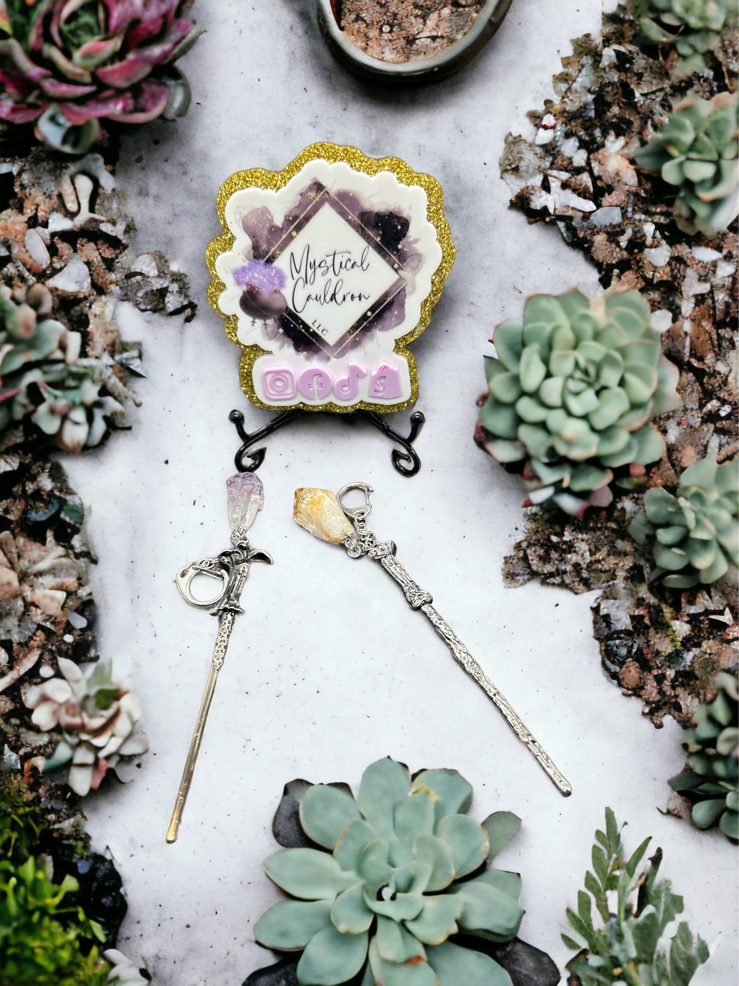 HP wand keychain