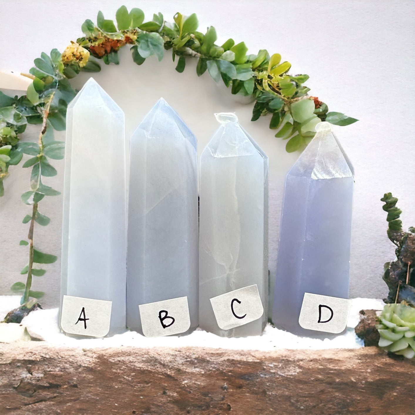 Blue Chalcedony Point