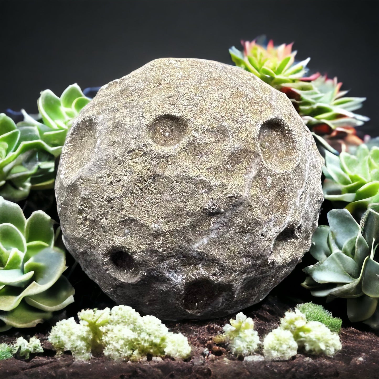 Pyrite Moon Sphere