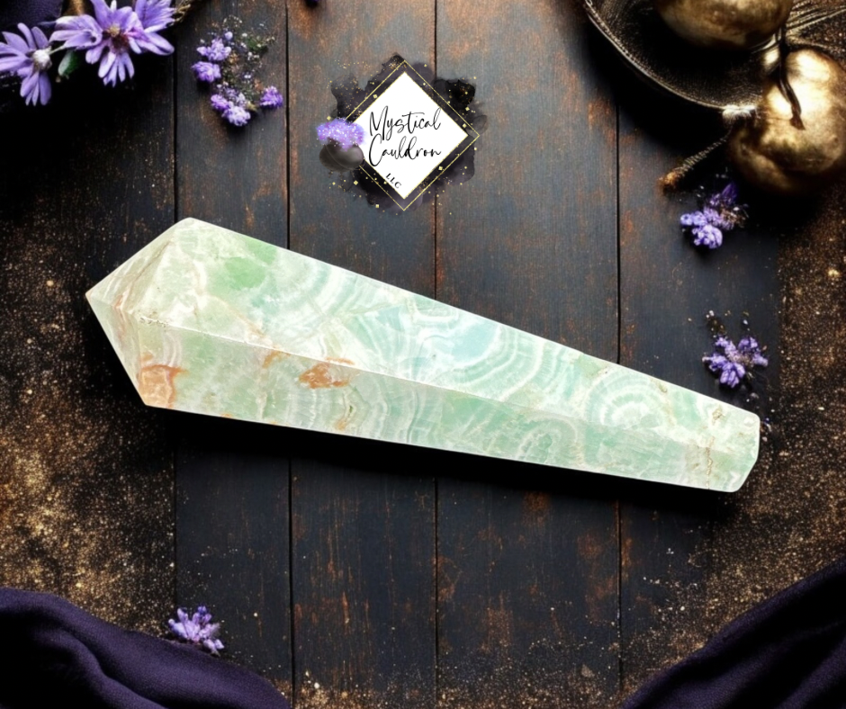 Blue Aragonite Wand