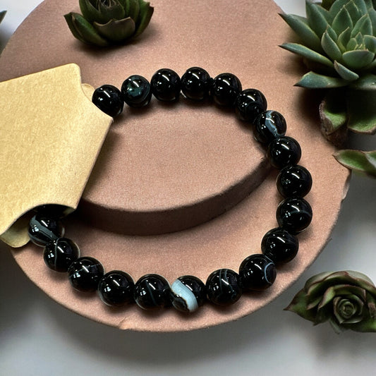 Black Striped Agate