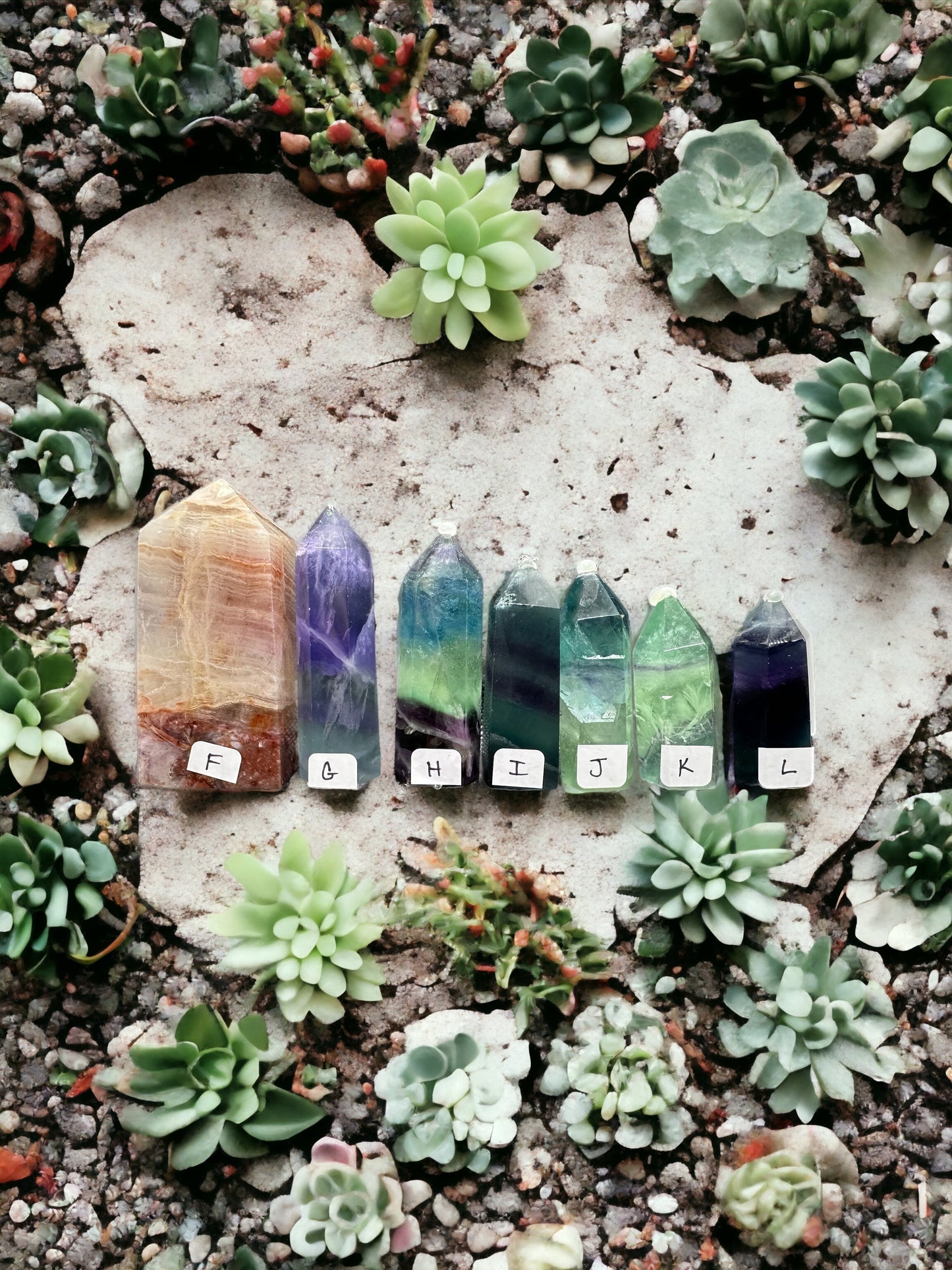 Fluorite Points