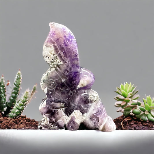 Chevron Amethyst fairy