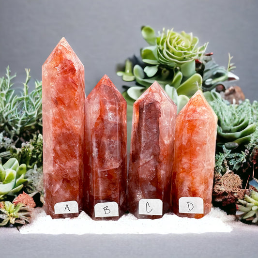 Fire Quartz point