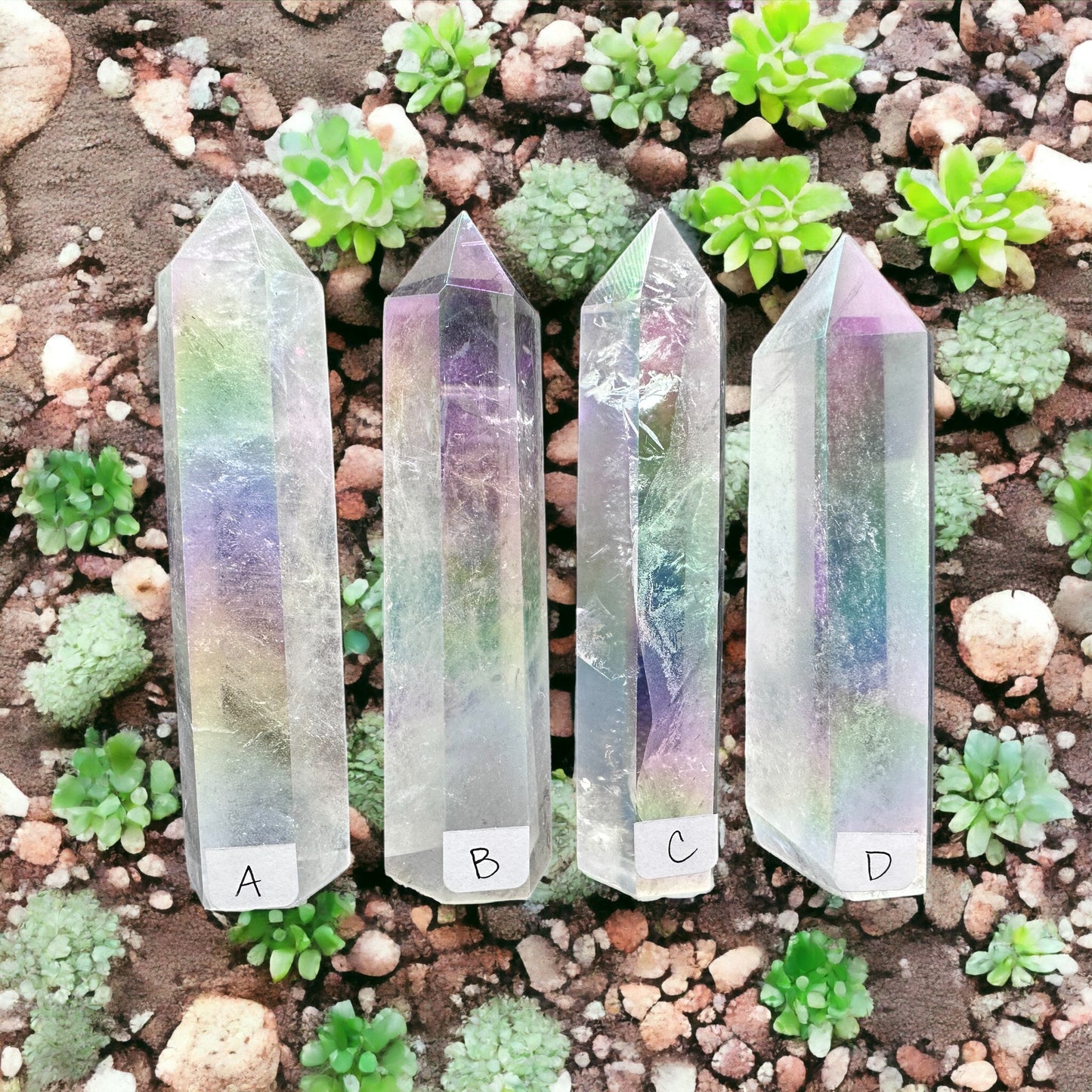 Aura clear Quartz