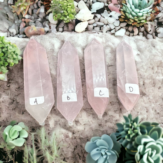 Rose Quartz Double Point