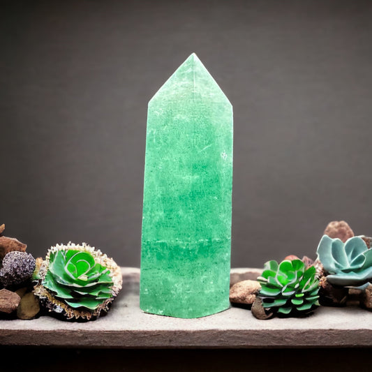 Green Fluorite Point