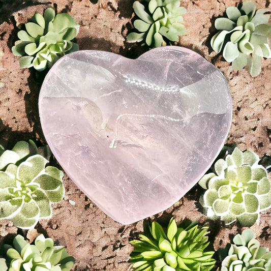 Rose Quartz Heart